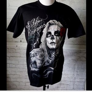 NEW In Your Dreams Sexy  Face painting art Shirt L